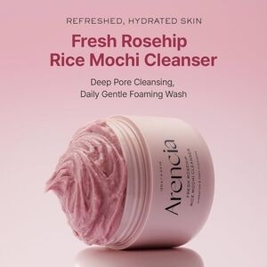 Arencia - Fresh Rosehip Rice Mochi Cleanser